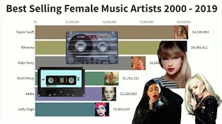 Best Selling Female Music Artists 2000 - 2019