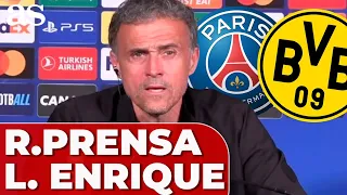 LUIS ENRIQUE, RUEDA PRENSA durísima tras la ELIMINACIÓN | PSG 0 - Borussia Dortmund 1 hoy