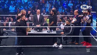 Firma de Contrato entre Roman Reigns & Brock Lesnar Wrestlemania 38 - Smackdown 25/02/2022 (Español)