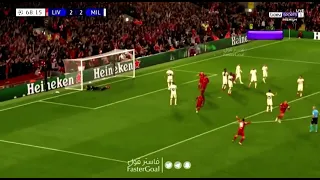 Jordan Henderson goal Liverpool 3-2 AC Milan