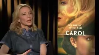 Carol: Cate Blanchett "Carol" Official Movie Interview | ScreenSlam