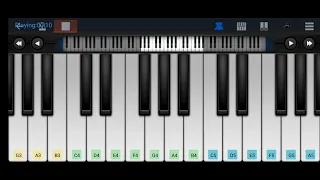 Kaun tuhje song__piano app__✨❤️💜