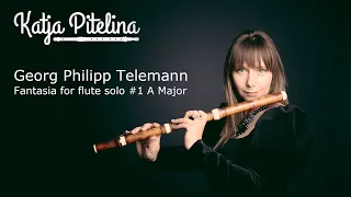 Georg Philipp Telemann Fantasia #1 A Major for flute solo