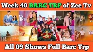 Zee Tv BARC TRP Report of Week 40 : All 09 Shows Full Barc Trp