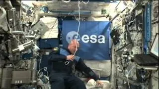 European Crew Member on Space Station Discusses Life in Space with German Chancellor