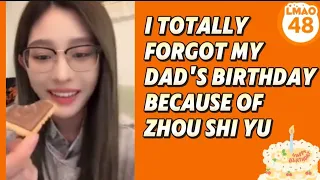 Wang Yi Forgot Her Dad's Birthday SNH48 ENG SUB [CC] 王奕忘了爸爸生日 Wang Yi Zhou Shi Yu SQHY