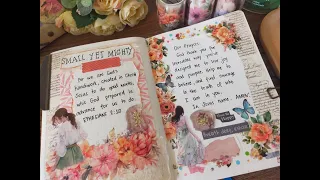 Bible Scripture:🤍 Small Yet Mighty🤍 #scrapbooking #biblejournaling #biblescriptures