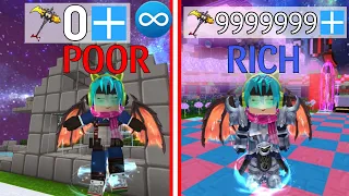 Life of Sky KING | Reaching 999999 Scythe + Tips And Tricks in Skyblock BlockmanGo