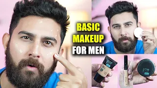 BASIC MAKEUP FOR MEN TUTORIAL | Men's Basic Everyday Makeup | Natural Looking Makeup For Men