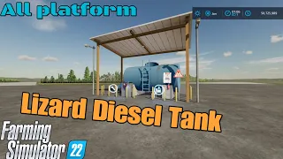 Lizard Diesel Tank / Mod for all platforms on FS22