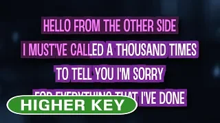 Hello (Karaoke Higher Key) - Adele