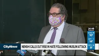 Mayor Nenshi calls out hate in Calgary following Muslim family attack