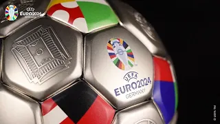 EURO 2024 Duitsland - 3 Ounce Balvormige Zilveren Munt