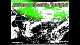 Aurora viewing locations.. West coast earthquake WATCH.. Friday night update 7/22/2022