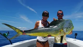 GIANT Dolphin Caught in the Bahamas! Catch Clean Cook- Mahi Mahi (Dorado)