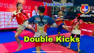 Taekwondo Double Kick Training (1) #short