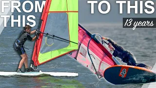 FROM BEGINNER TO PRO WINDSURFER | My Full Progression Story w/ original footage