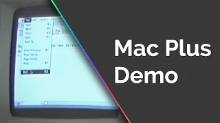 Vintage Macintosh Plus Demo (1986-Esque)