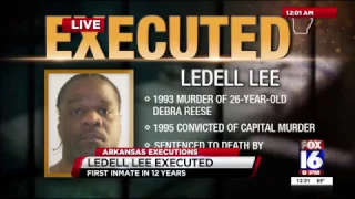 Announcement of Execution of Ledell Lee