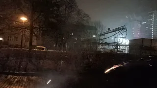 Neujahr mit Vogelschreck.