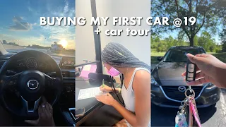 Vlog | Buying My First Car at 19!! + CAR TOUR!! | Mazda 3