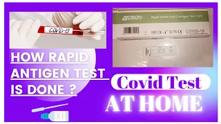 HOW TO DO COVID ANTIGEN TEST AT HOME | RAPID ANTIGEN TEST | shorts