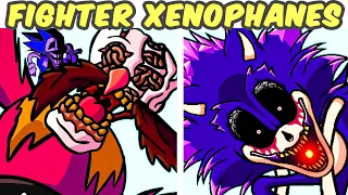 Friday Night Funkin' VS Tripletrouble Cover VS The Fighter V2 VS Xenophanes VS Sonic.EXE (FNF MOD)