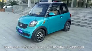 Mini electric car for 2 passengers