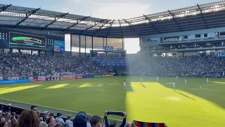 Sporting KC at FULL CAPACITY!!  Felt So Good!