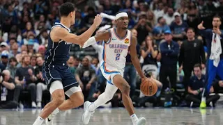 SHAI BRILHA NO FIM, THUNDER VENCE OS MAVERICKS E EMPATA SÉRIE NOS PLAYOFFS DA NBA