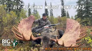 Maine Moose Guides Kill 72" Alaskan Bull on a DIY Hunt 2023 | Big Woods Bucks