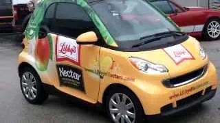 Smart Car Car Wrap Doral Miami FL for Libbys Nectars |3M CERTIFIED Car Wrap Solutions