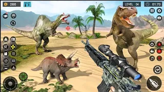 Wild Dino Hunting: Game 3D Dinosaur Games - Android Gameplay