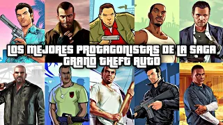 Los MEJORES PROTAGONISTAS de GRAND THEFT AUTO (Desde GTA 3 a GTA 5) (Loquendo) | Sebastián Cage