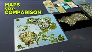 Video game MAPS - 3D comparison (2016)