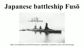 Japanese battleship Fusō