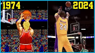 SHOOTING EVOLUTION in BASKETBALL VIDEO GAMES [1974 - 2024]