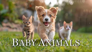 Relaxing Music to Relieve Stress, Healing Calm & Deep Inner Peace - Baby Animals