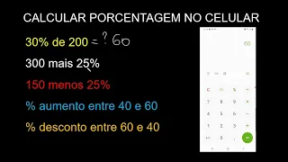 Como calcular Porcentagem no Celular Fácil e Rápido