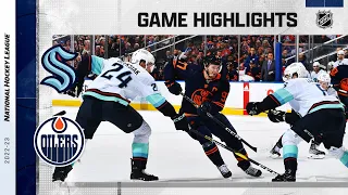 Kraken @ Oilers 1/17 | NHL Highlights 2023