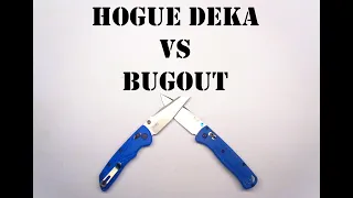 Hogue Deka MAGNACUT Vs Benchmade Bugout Review with DISASSEMBLY