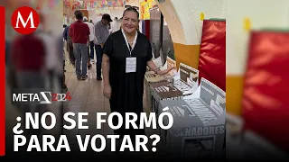 Vecinos se molestan y le gritan a Guadalupe Taddei por no formarse para votar