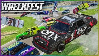 NASCAR Nitro Stunt Track THROWDOWN! | Wreckfest