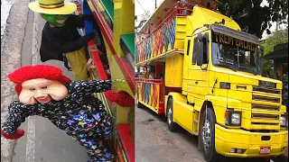 SUPER PULOS NINJAS E PASSINHOS, DANÇANDO FOFÃO, PATATI, BEN10 E O MÁSKARA, NA CARRETA TREM BALADA