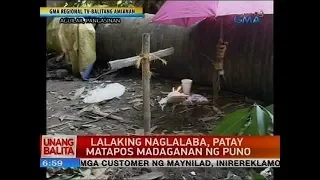 UB: Lalaking naglalaba, patay matapos madaganan ng puno