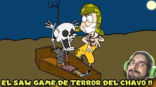 EL SAW GAME DE TERROR DEL CHAVO !! - El Chavo y la Casa Embrujada con Pepe el Mago