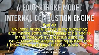 A MODEL FOUR STROKE INTERNAL COMBUSTION ENGINE #3