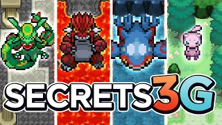 18 SECRETS & EASTER EGG dans POKEMON ÉMERAUDE RUBIS SAPHIR ROUGE FEU VERT FEUILLE