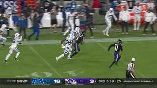 Lamar Jackson Fumbles On 1 Yard Line & Darius Leonard Gets Called for an Illegal Forward Pass..