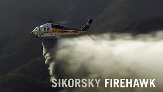 Sikorsky Firehawk Helicopter Fights Flames in Los Angeles County, California – AIN